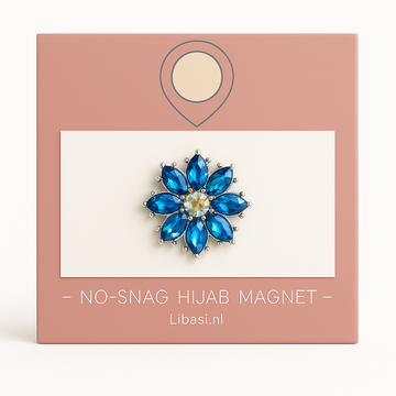 Hoofddoek Broche Magneet Bloem