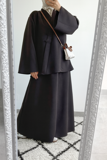 Twinset sweater en rok - joggingstof