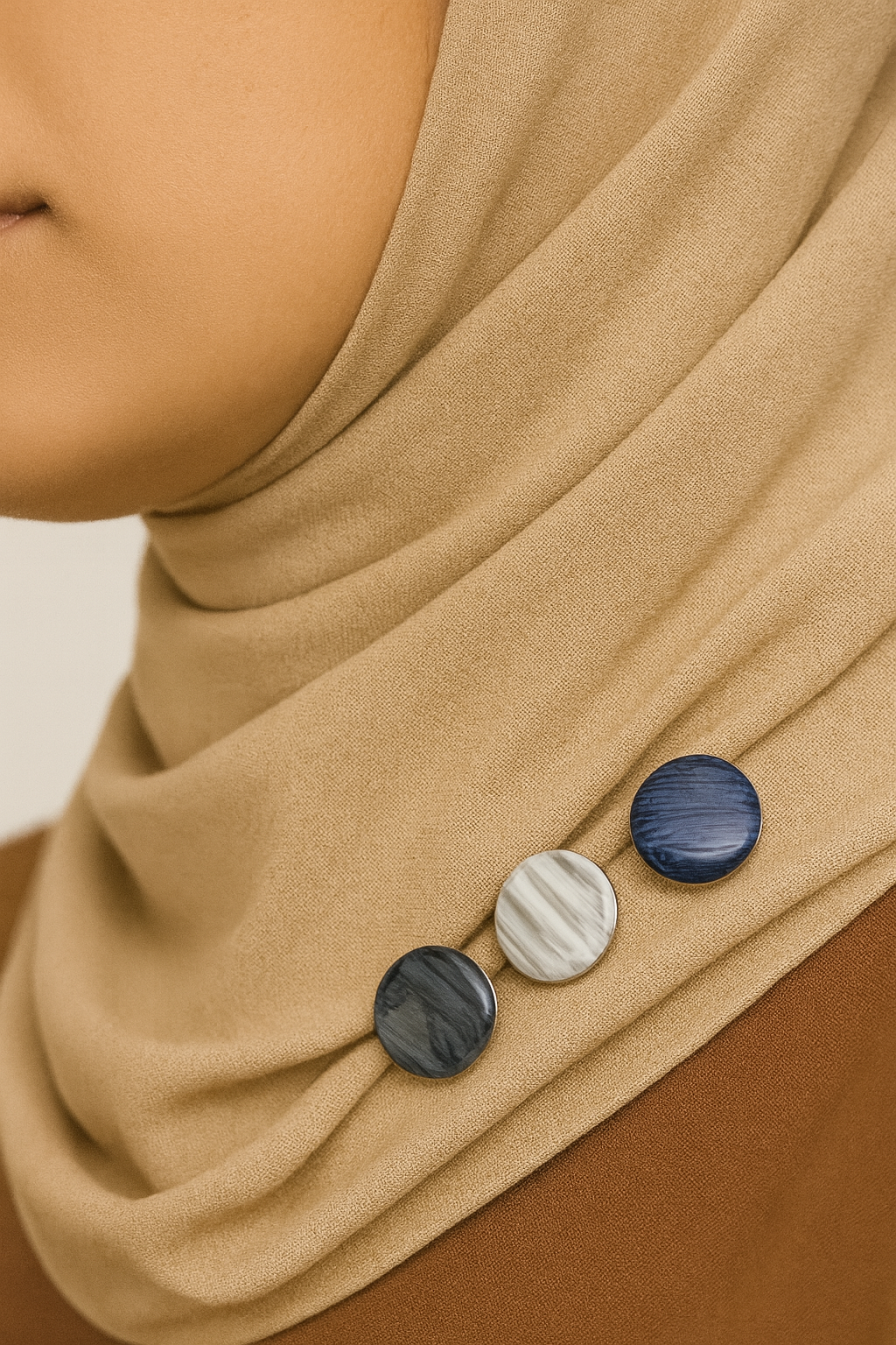 Hoofddoekmagneetset (3 stuks)