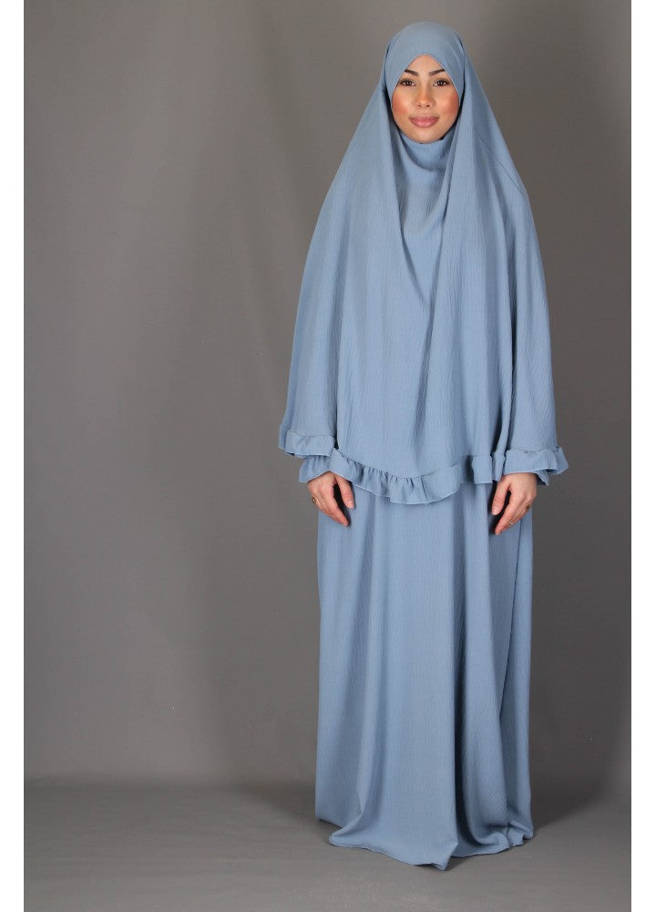 Abaya und Khimarset-Rüsche