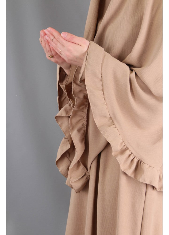 Abaya und Khimarset-Rüsche