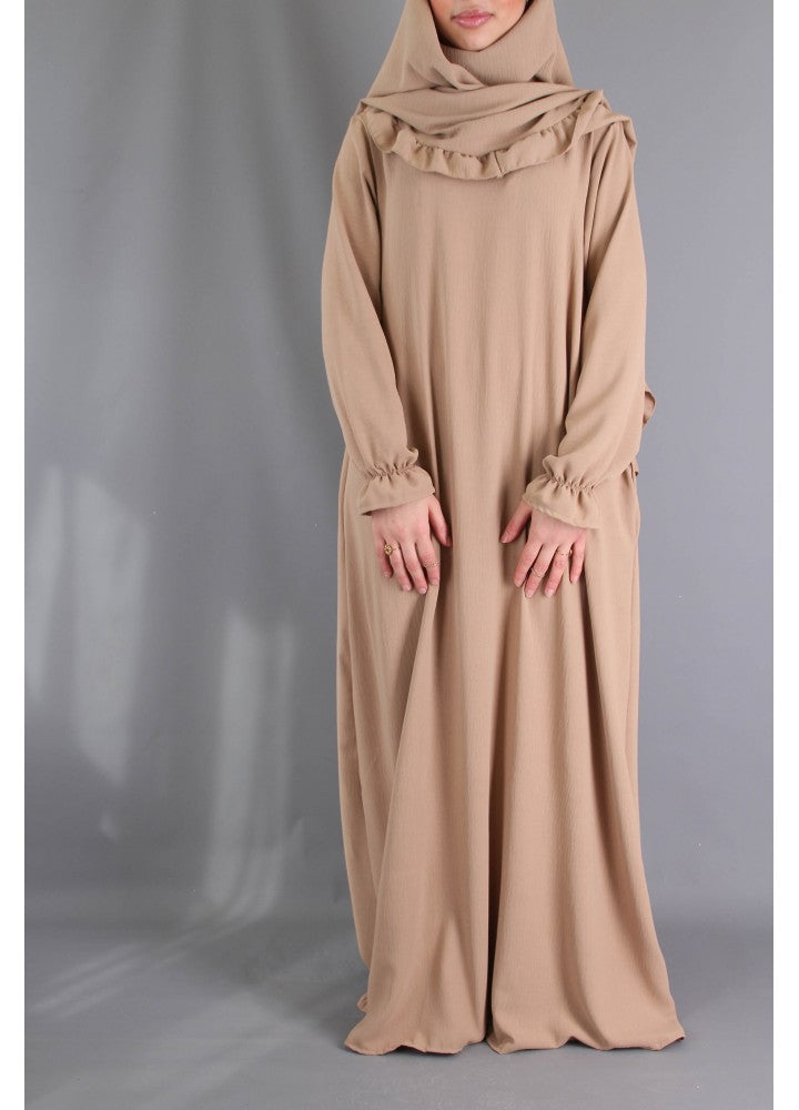 Abaya und Khimarset-Rüsche