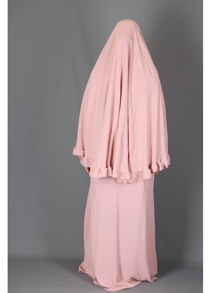 Abaya und Khimarset-Rüsche
