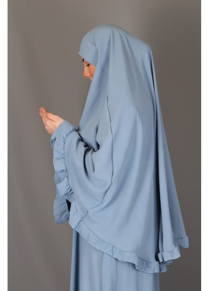 Abaya und Khimarset-Rüsche