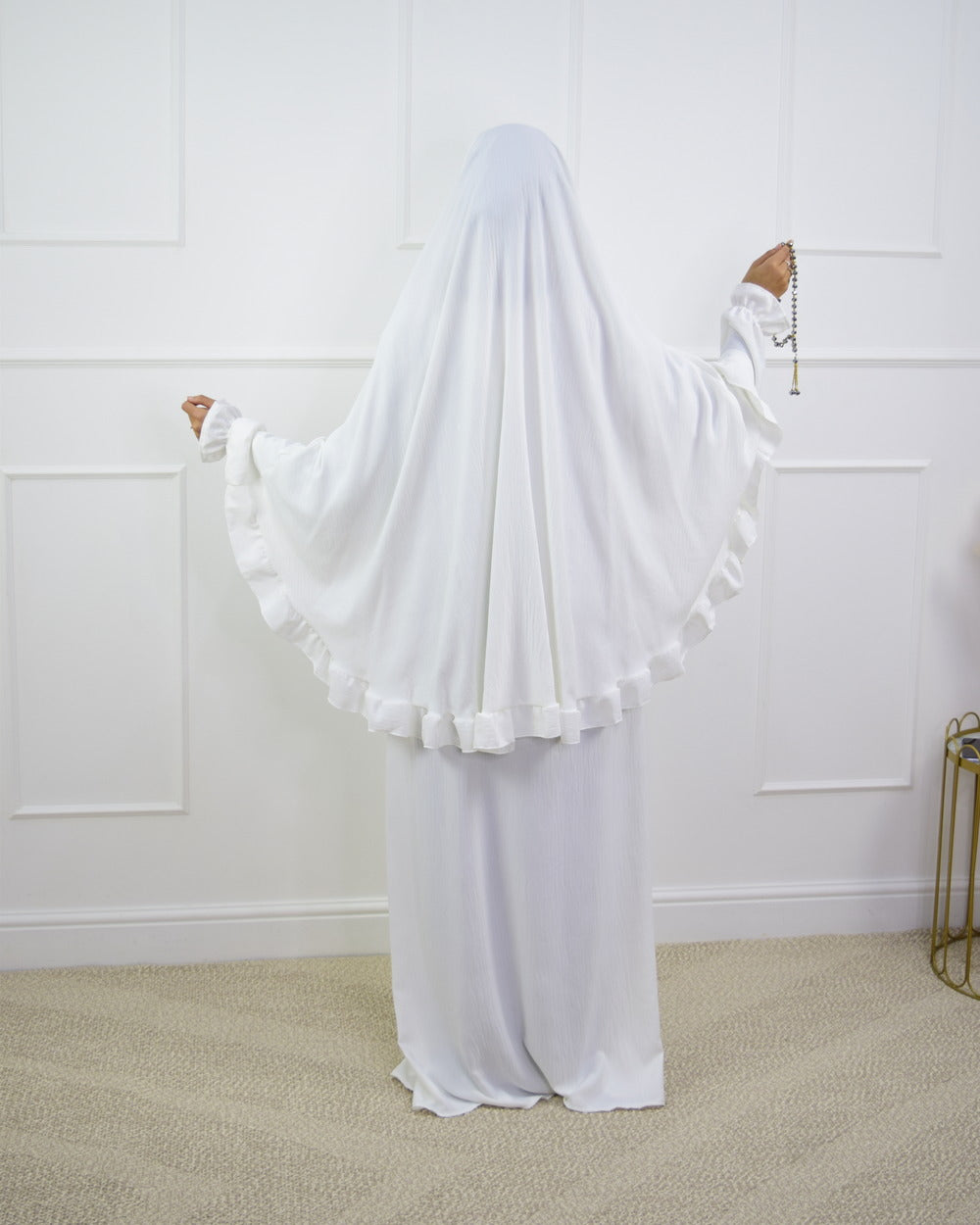 Abaya und Khimarset-Rüsche