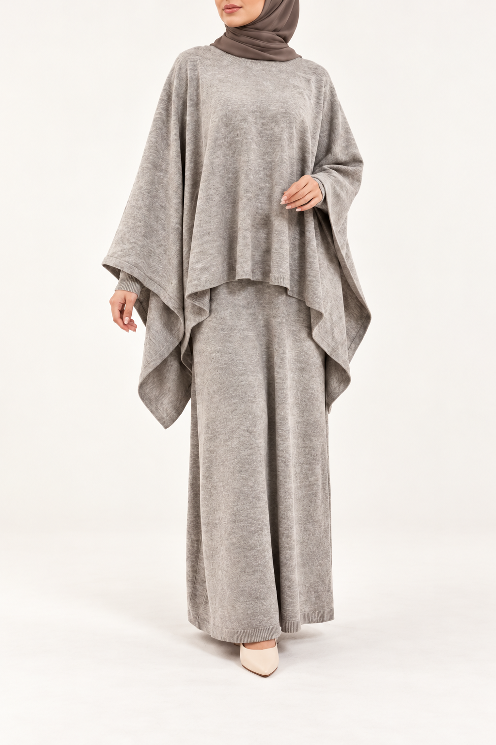 Winter drape dress