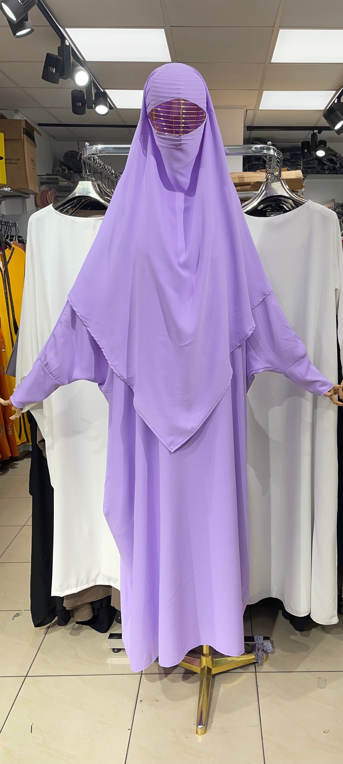 Abaya and Khimarset Butterfly (Medinasilk) 
