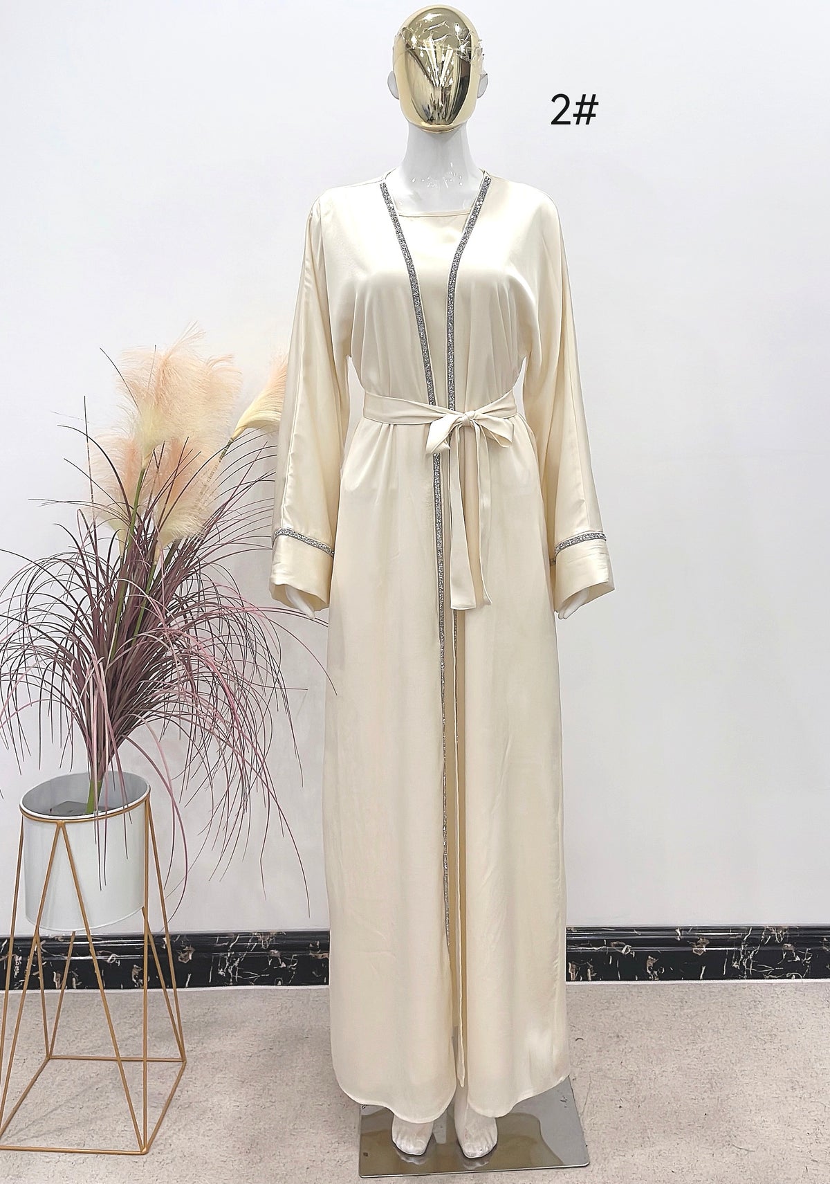 Luxe abayaset strass