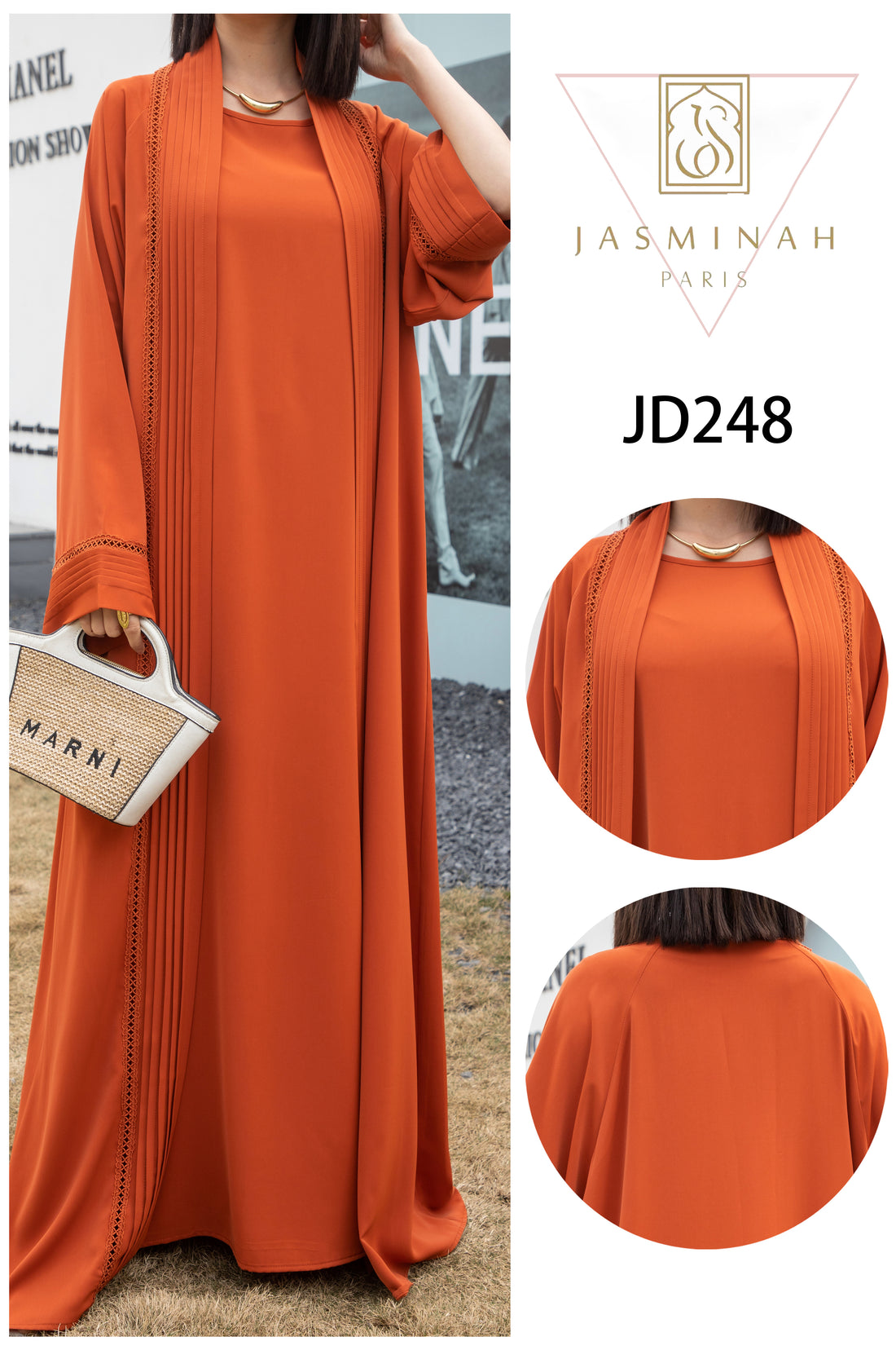 Abaya set Satin
