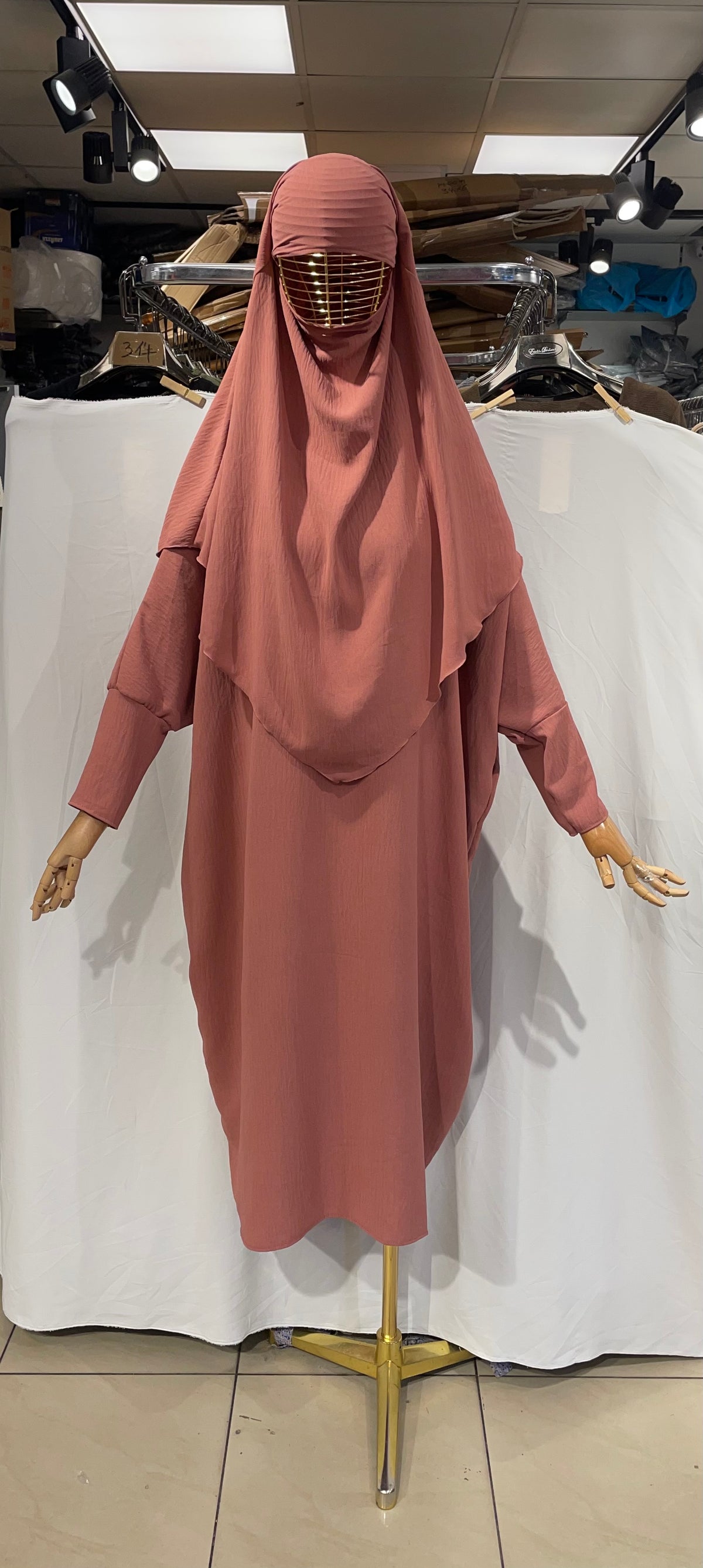 Abaya and Khimarset Papillon Binti