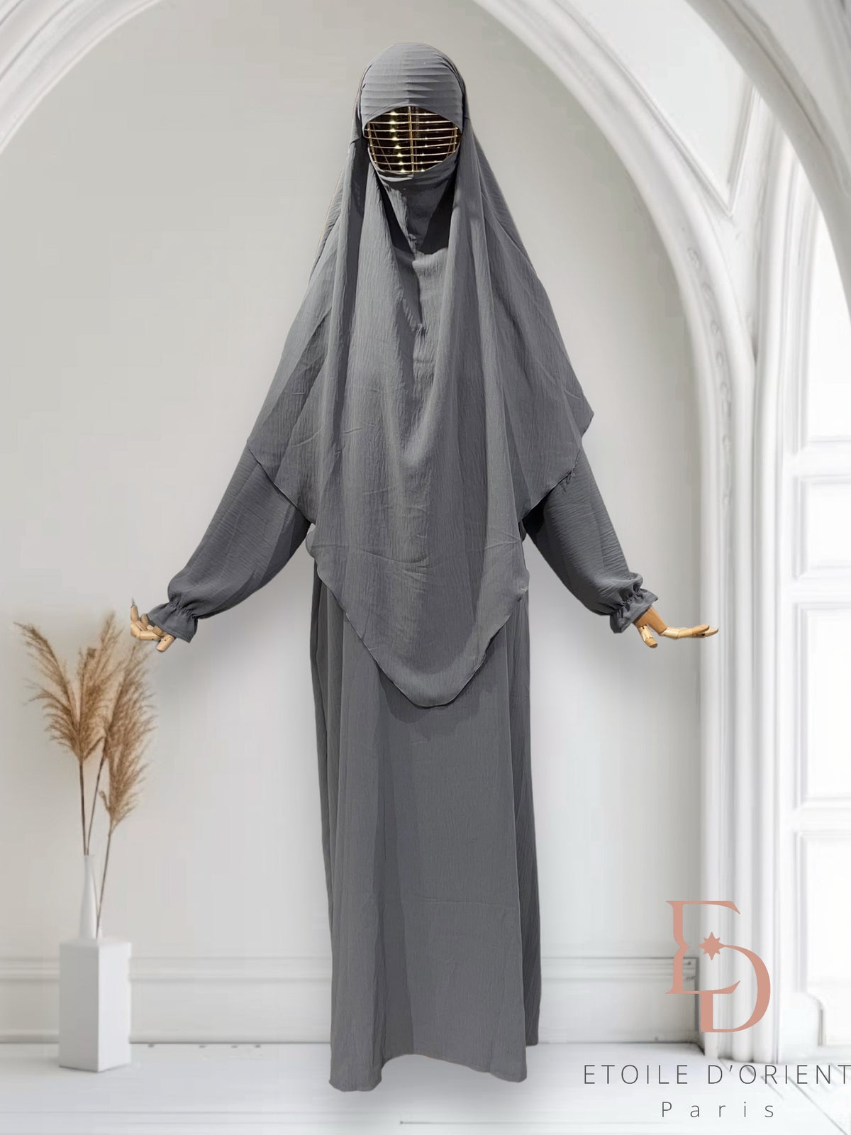 Abaya en khimarset Salima
