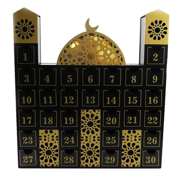 Luxuriöser Ramadan-Kalender aus Holz