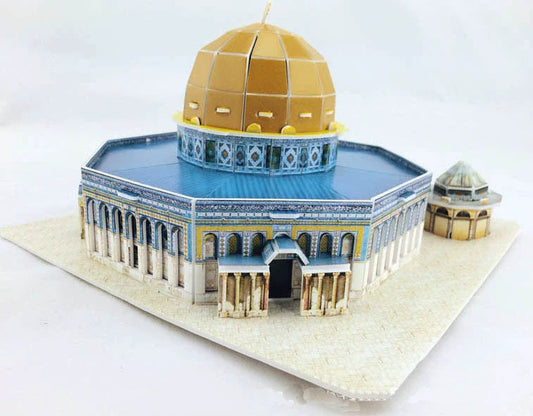 3d puzzel rotskoepelmoskee (dome of the rock)