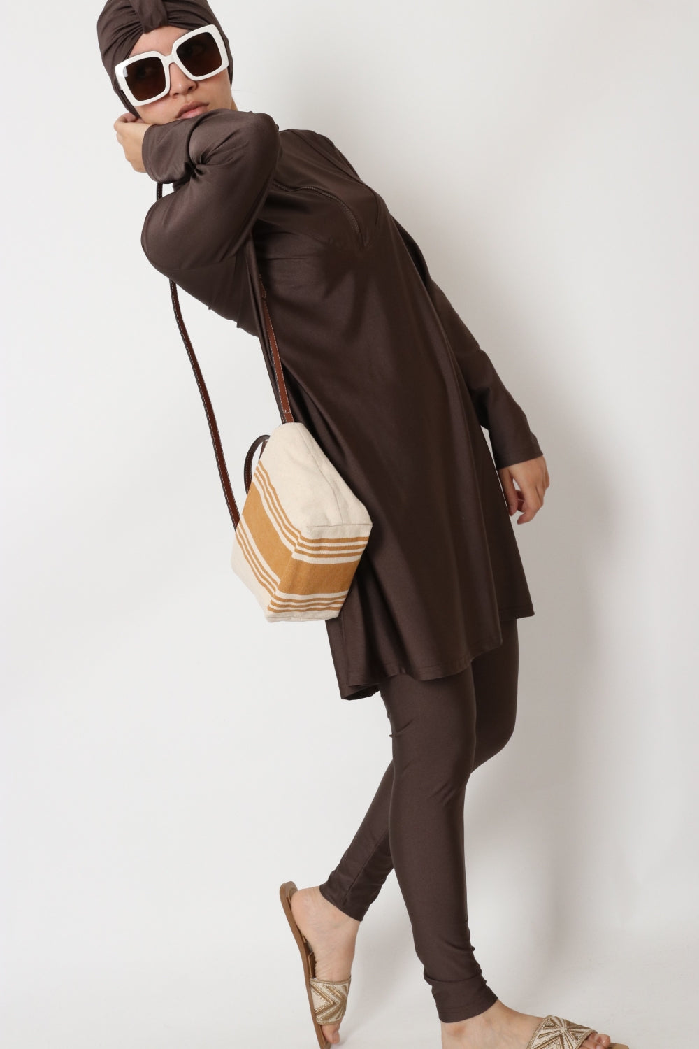 Burkini with zipper