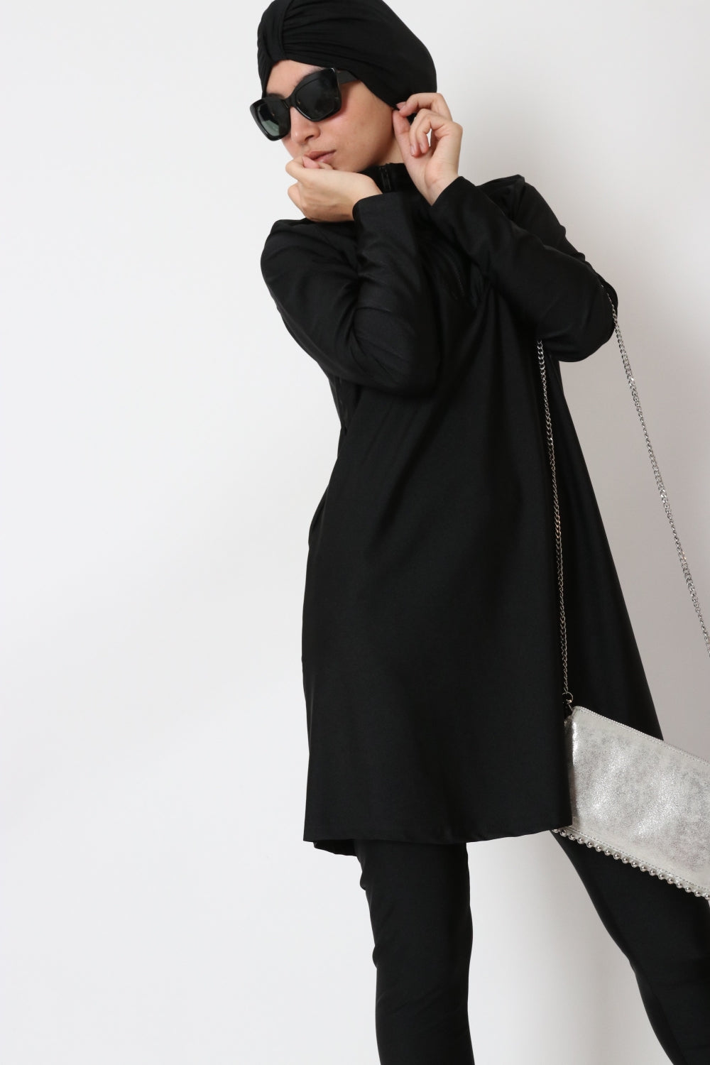 Burkini with zipper