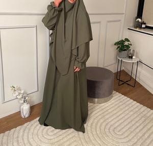 Abaya en khimarset Salima