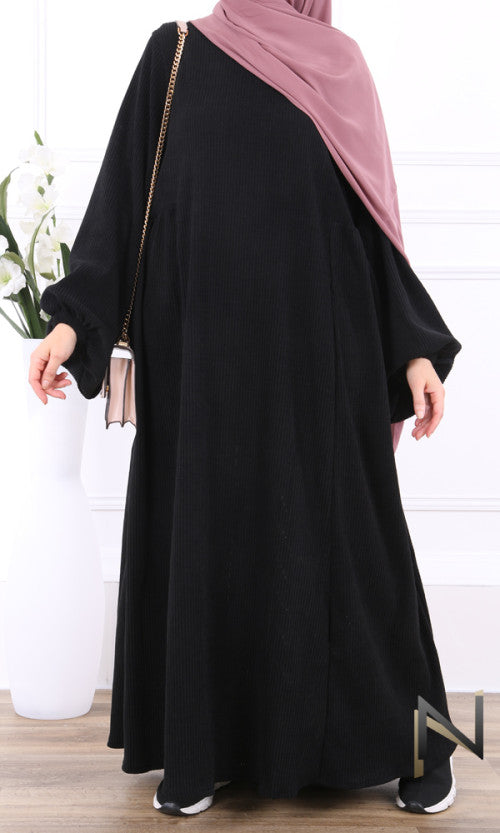 Velvet Papillon abaya