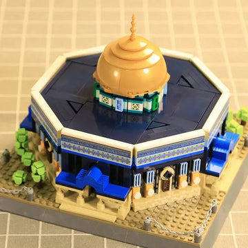 Al Aqsa Rotskoepelmoskee Bouwstenenset(lego) -  (983 blokjes)
