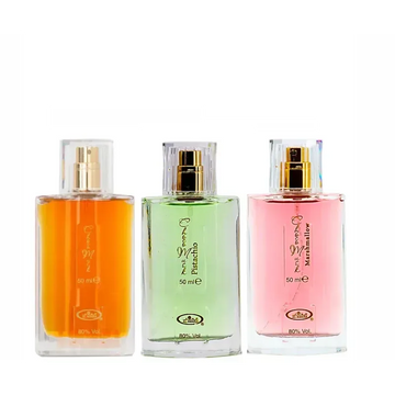 ✨ Al-Rehab Driedelige Parfumset – Choco Musk | Pistachio Musk | Marshmallow Musk ✨ - Islamboekhandel.nl