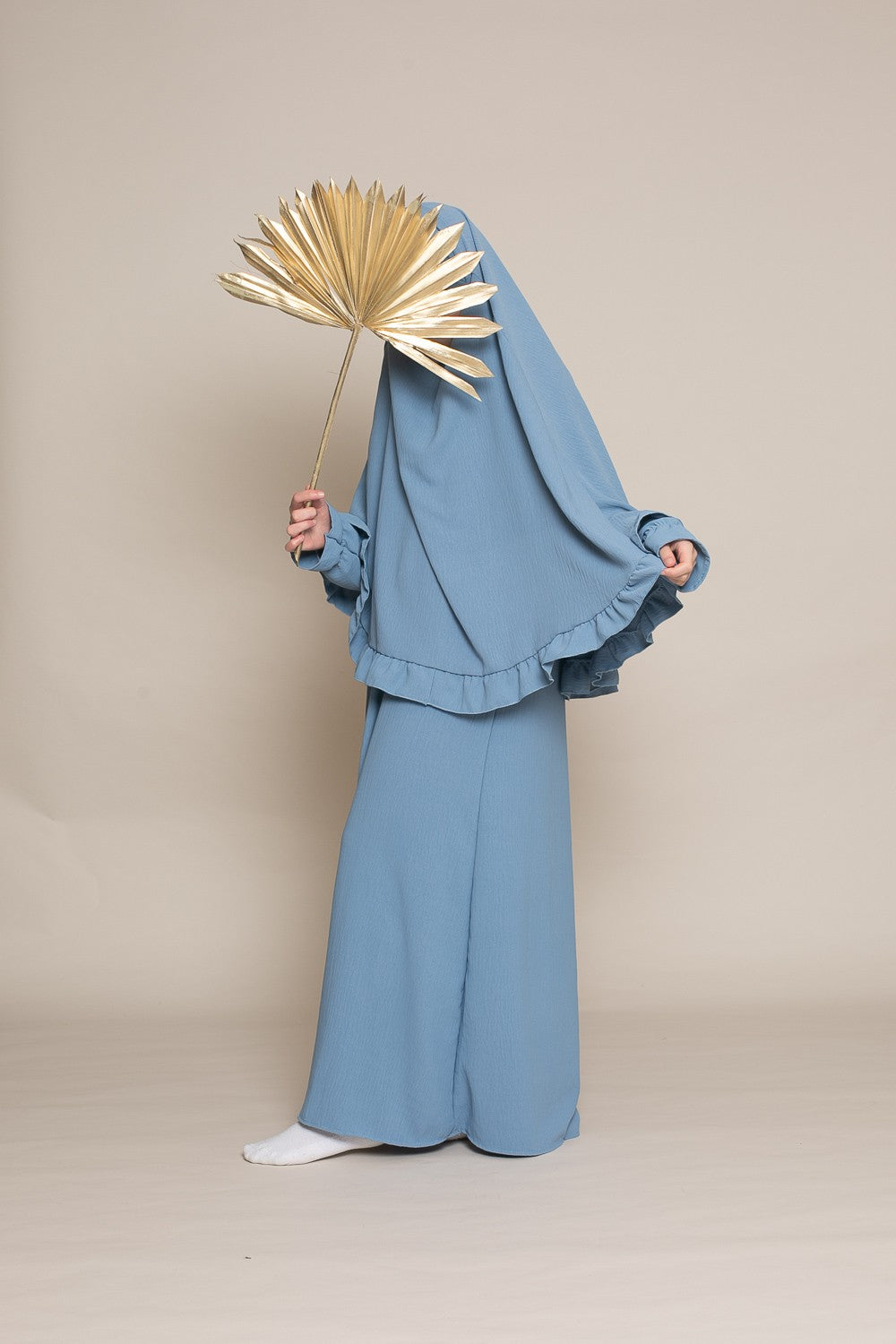 Abaya und Khimarset Rüschen-Binti