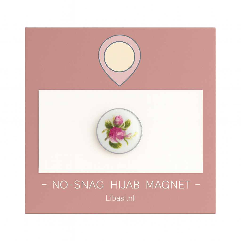 Hoofddoek Magneet Bloem