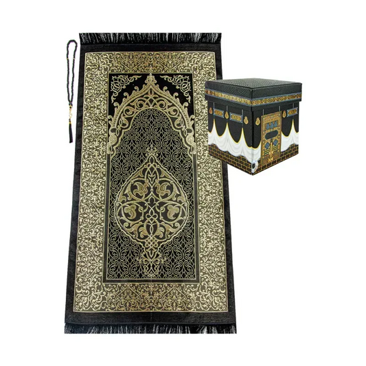 Cadeauset Kaaba met Gebedskleed en tasbih