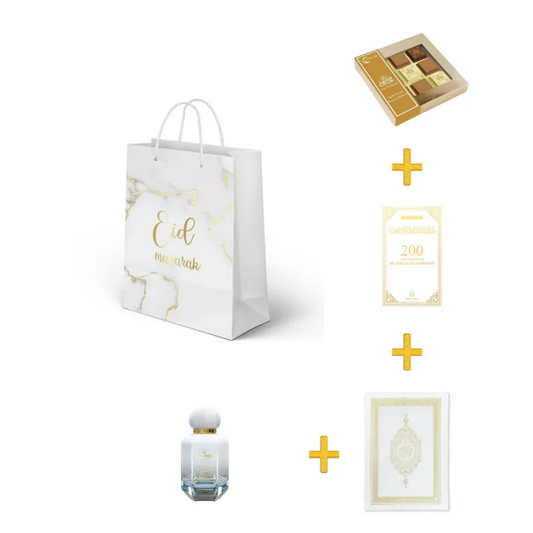 Eid Cadeautas (samenstellen) - Marmer / Royal Gold (unisex)