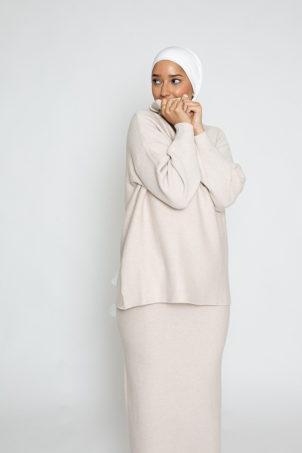 Winter-Set Rock mit Pullover