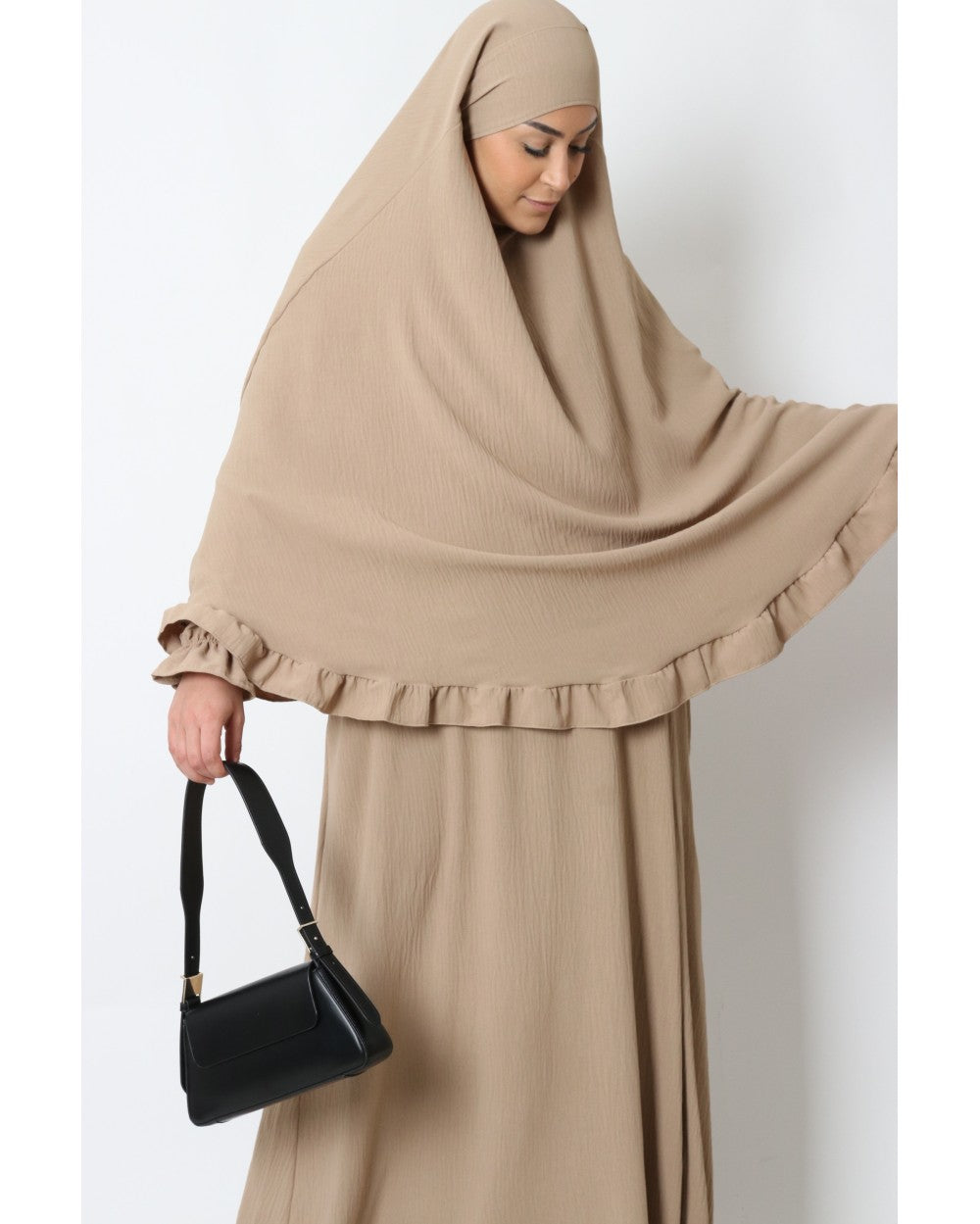 Abaya und Khimarset-Rüsche