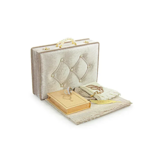 Exclusieve Cadeauset in Bruidsschatkist -Beige