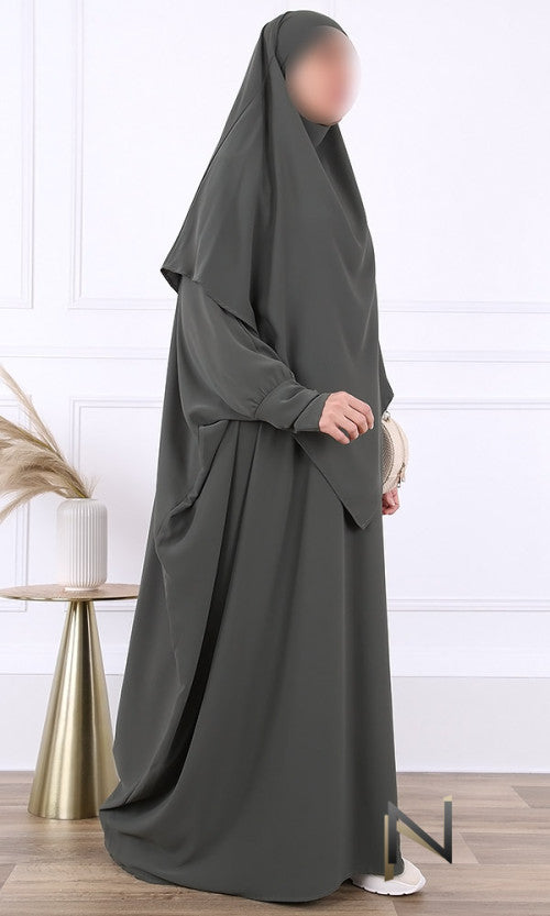 Abaya and Khimarset Butterfly (Medinasilk) 