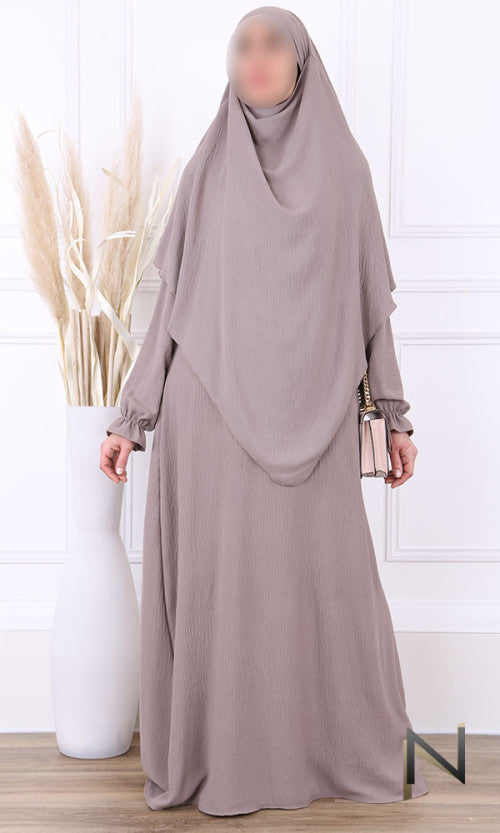 Abaya en khimarset Salima