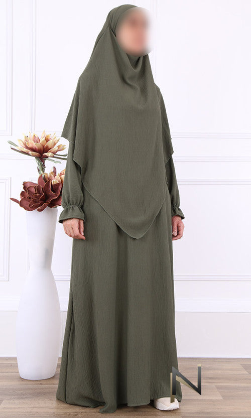 Abaya en khimarset Salima