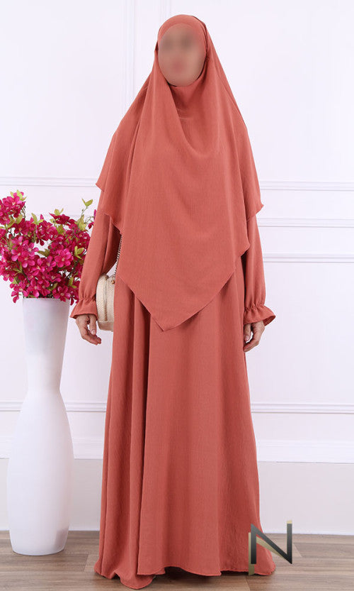 Abaya en khimarset Salima