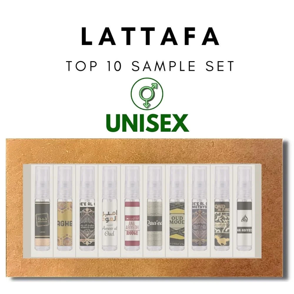Lattafa Sample Set TOP 10 Unisex - Samples