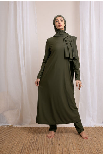 Lange burkini (inclusief hijab)