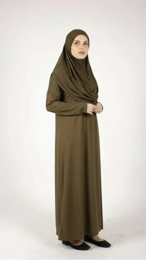 Praktische gebedsjurk voor meisjes (13–17 jaar) incl. draagtas