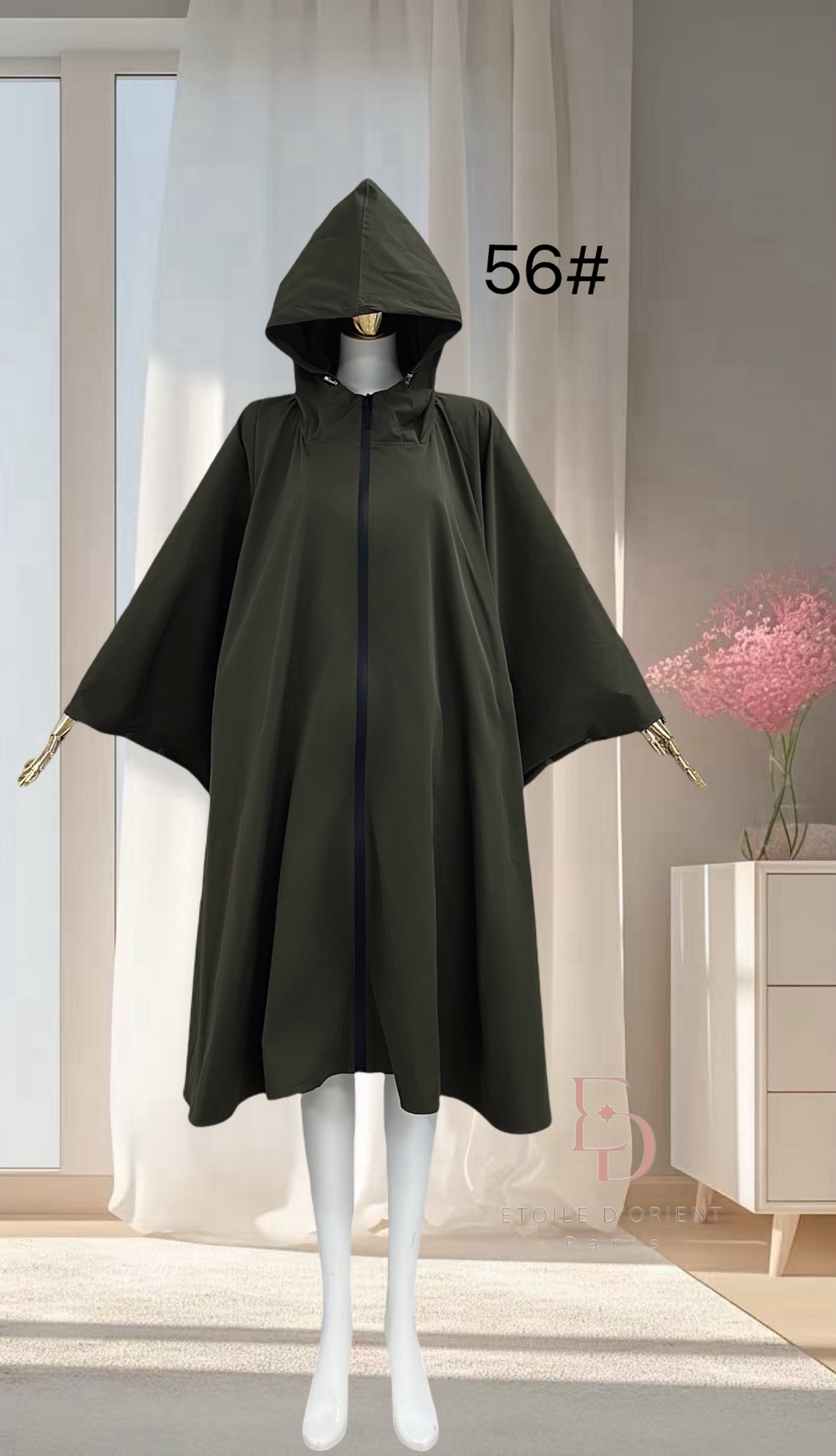 Damesponcho – waterafstotend en oversized
