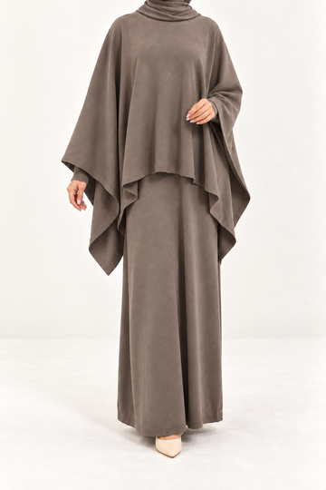 Winter drape dress