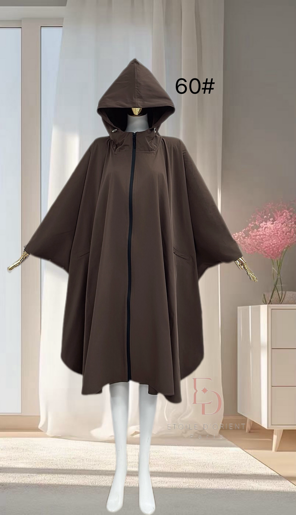 Damesponcho – waterafstotend en oversized