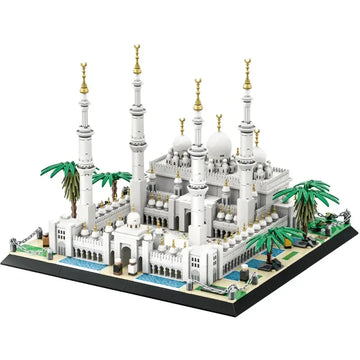 Sheikh Zayed Grote Moskee Abu Dhabi Bouwstenenset(lego) - ( 1184 onderdelen)