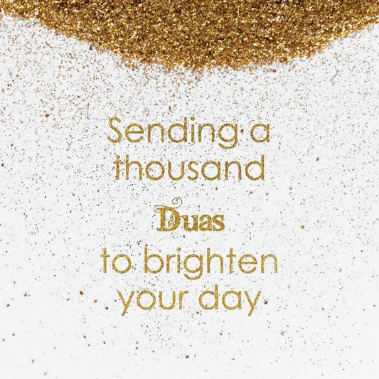 Wenskaart -sending a thousand Dua doe'a s gold I-Creations