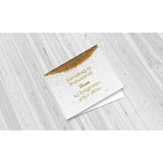 Wenskaart -sending a thousand Dua doe'a s gold I-Creations
