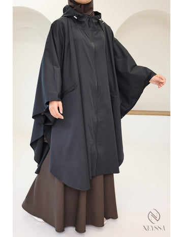 🖤 Dames poncho – Waterafstotend en Oversized