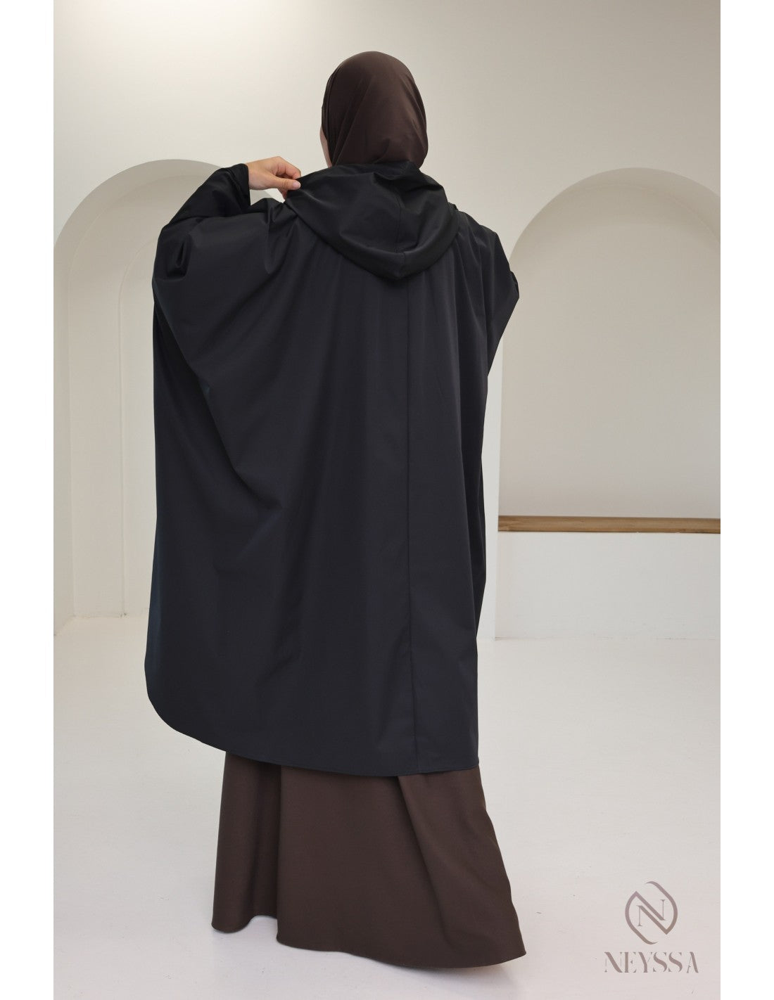 Damesponcho – waterafstotend en oversized