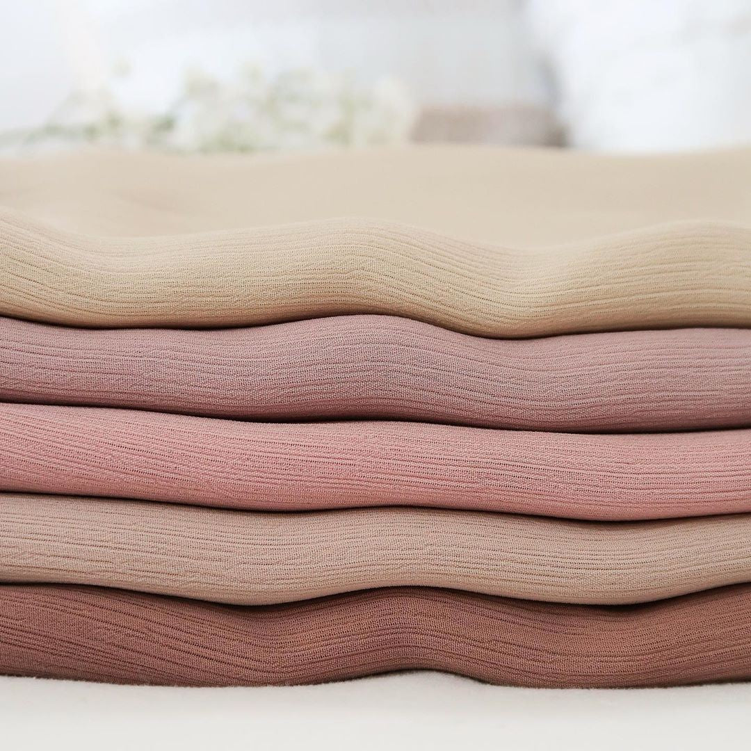 Sjaal Chiffon Crinkle