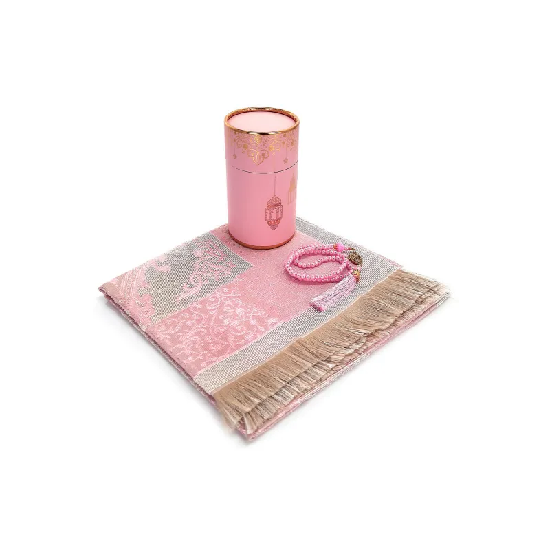 Cadeauset gebed cilinder -roze