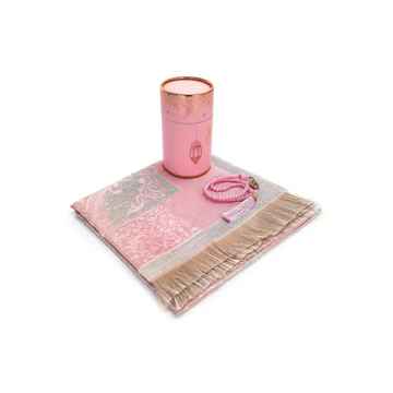 Cadeauset gebed cilinder -roze