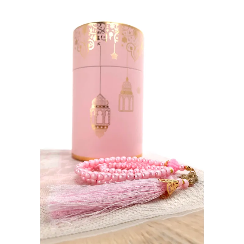 Cadeauset gebed cilinder -roze