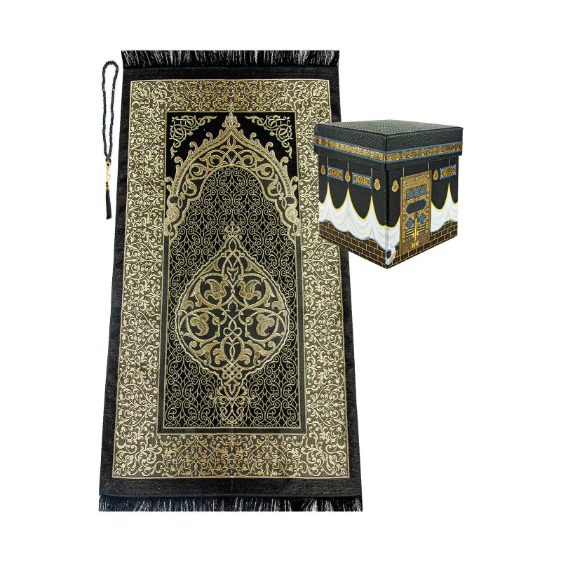 Cadeauset Kaaba Patroon - Inclusief Gebedskleed tasbih en